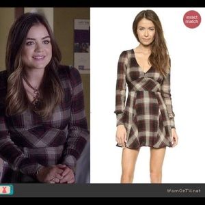 ASO Aria Montgomery PLL Plaid Dress & Leggings